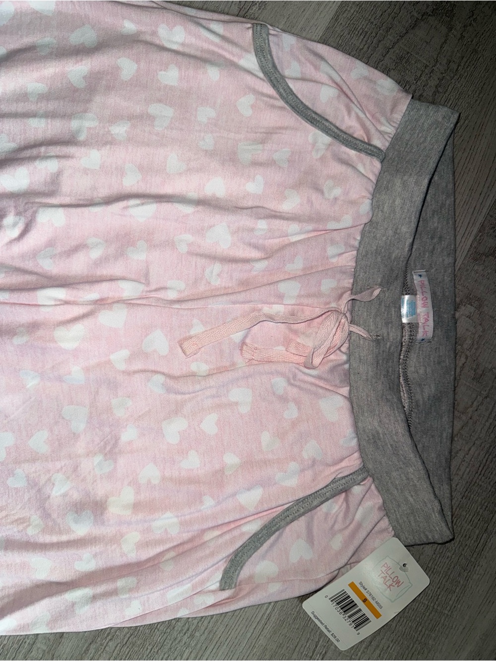 Women’s Pink Cozy Heart Print Pajama Joggers - Unbranded - Picture 3 of 3